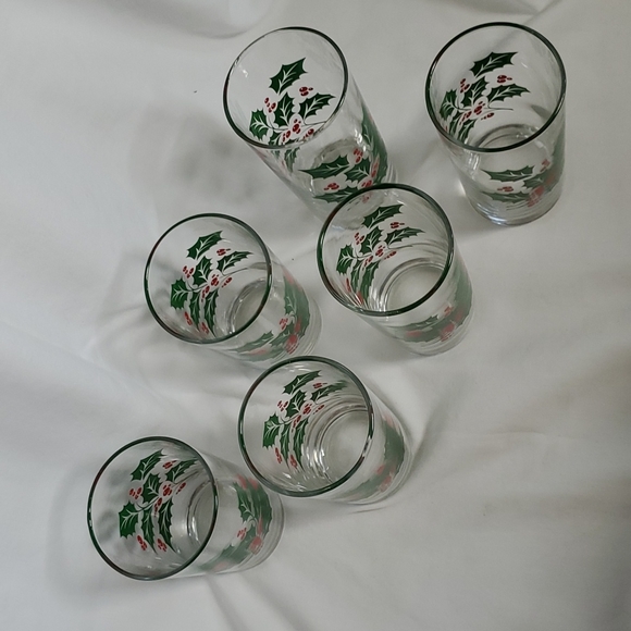 Bartlett Collins Dining Vintage Holiday Bartlett Collins Glasses